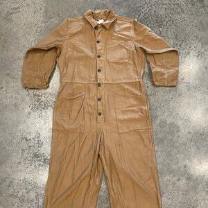 Madewell x As Ever Coverall Jumpsuit XL Tan